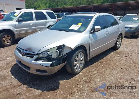 2006 Honda Accord 3.0 Ex из США, поврежденный, VIN 1HGCM66856A023506
